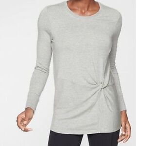 Athleta Nirvana Twist Front Clarity Sweatshirt